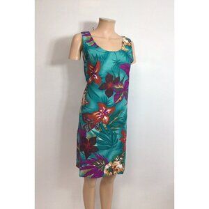 Vintage Hawaiian Dress Made in USA Womens Small